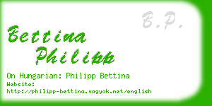 bettina philipp business card